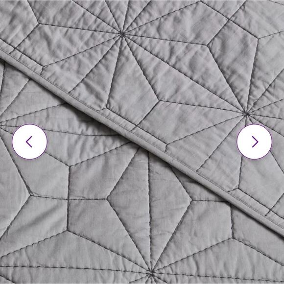 Urban Habitat Mason Coverlet Quilt 3 Piece Set Full/Queen Pillow Shams - Picture 10 of 11